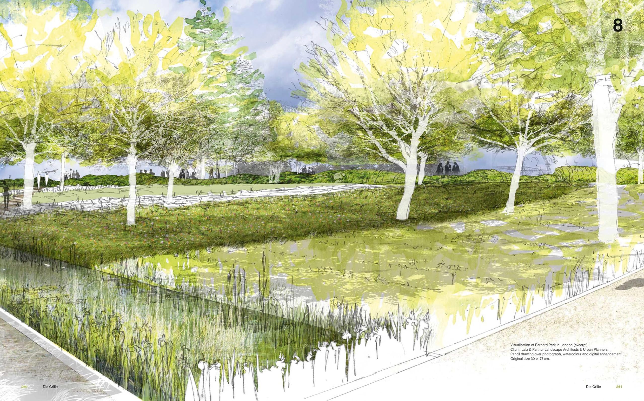 Construction and design manual. Drawing for landscape architects (Vol. 1): Basic Drawing, Graphics, and Projections