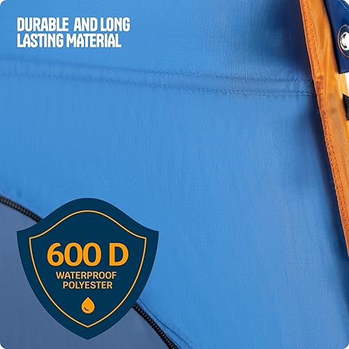 Miniatura 7 de Alpcour Tienda de campaña desplegable portátil – Tienda de privacidad para inodoro portátil, ducha y vestuario para acampar y al aire libre –