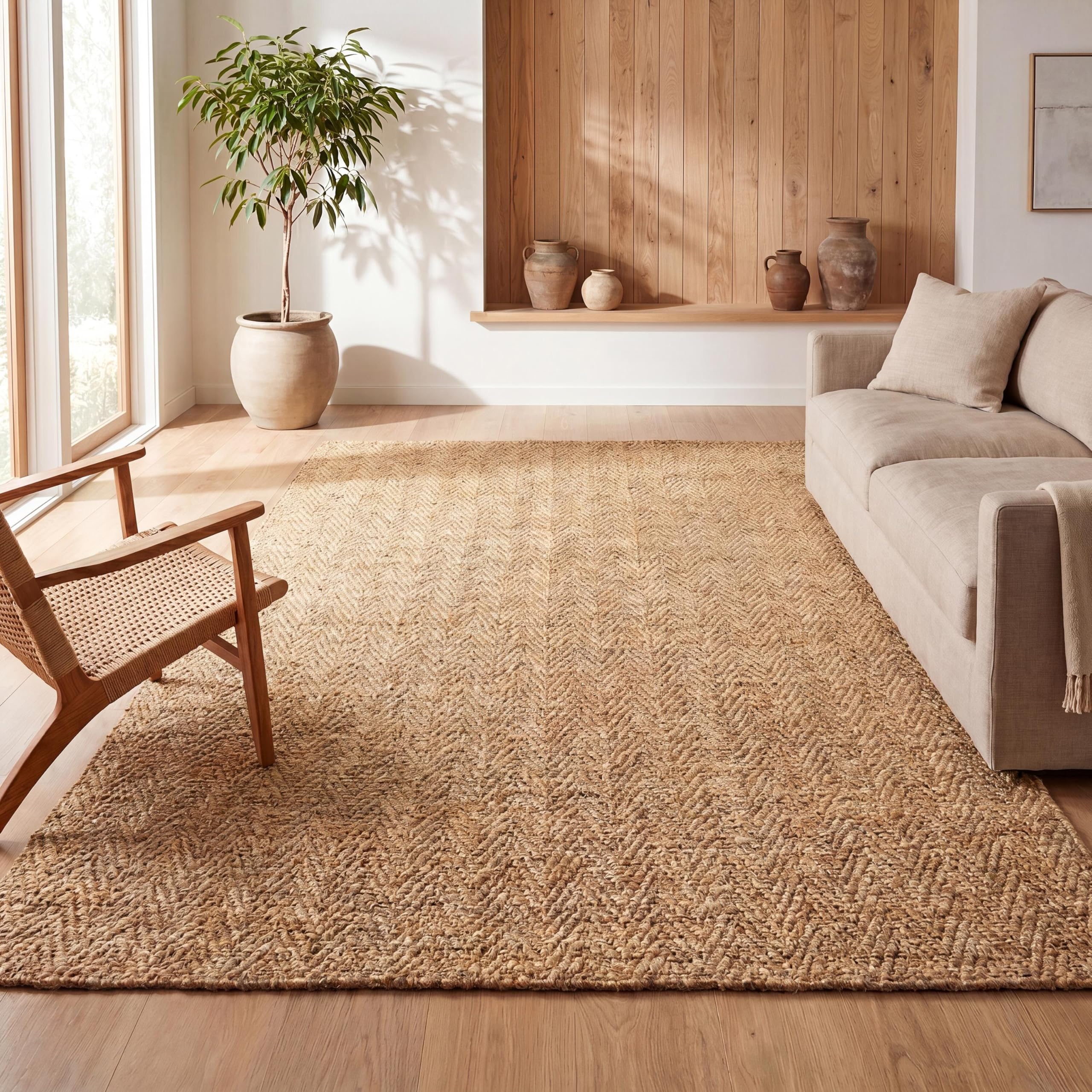 JONATHAN Y Espina 4x6 Jute Rug