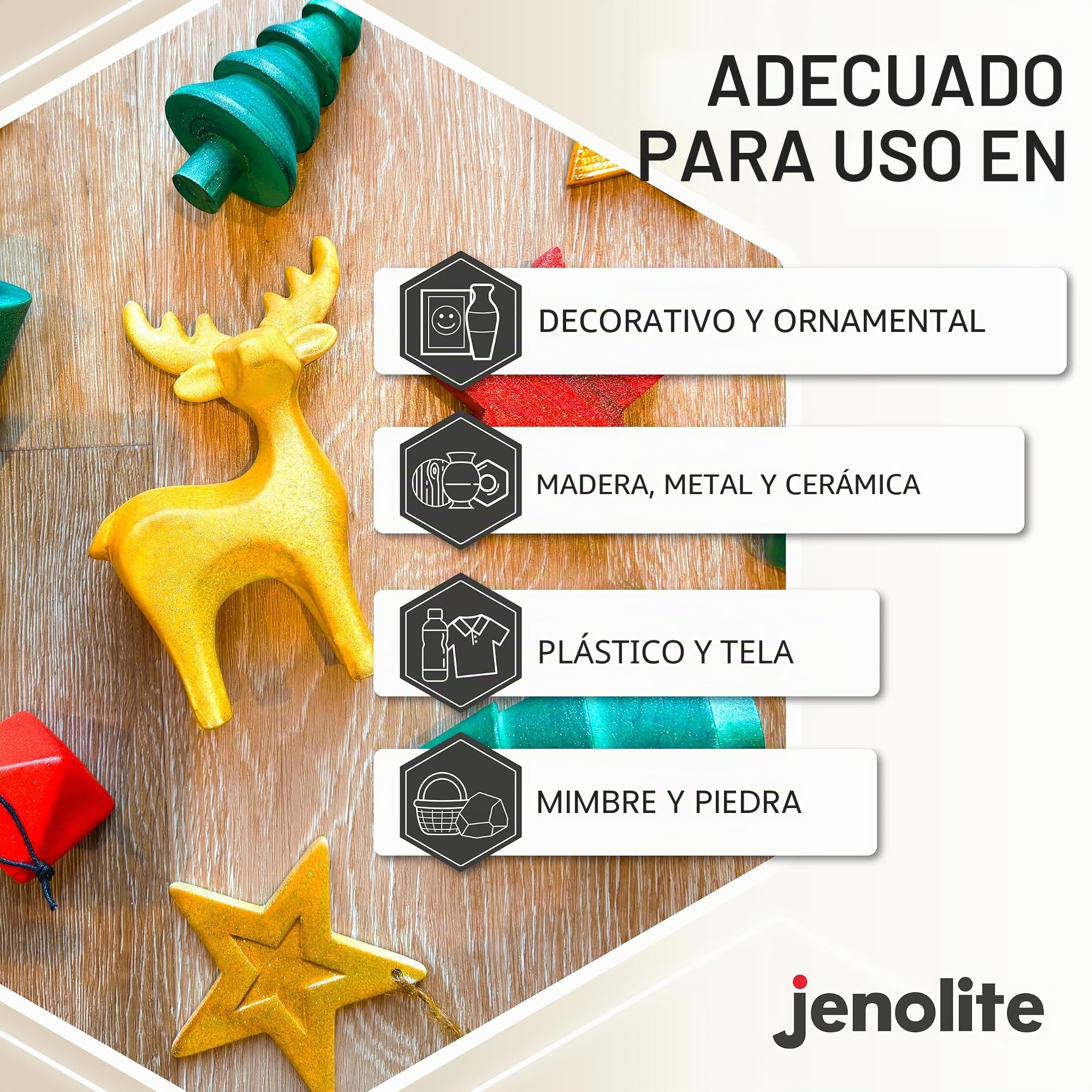 JENOLITE Pintura en aerosol con purpurina | VERDE | Pintura con purpurina de colores | Multisuperficie | Ideal para Marcos de Fotos, Espejos, Adornos y Manualidades | 3 x 400ml
