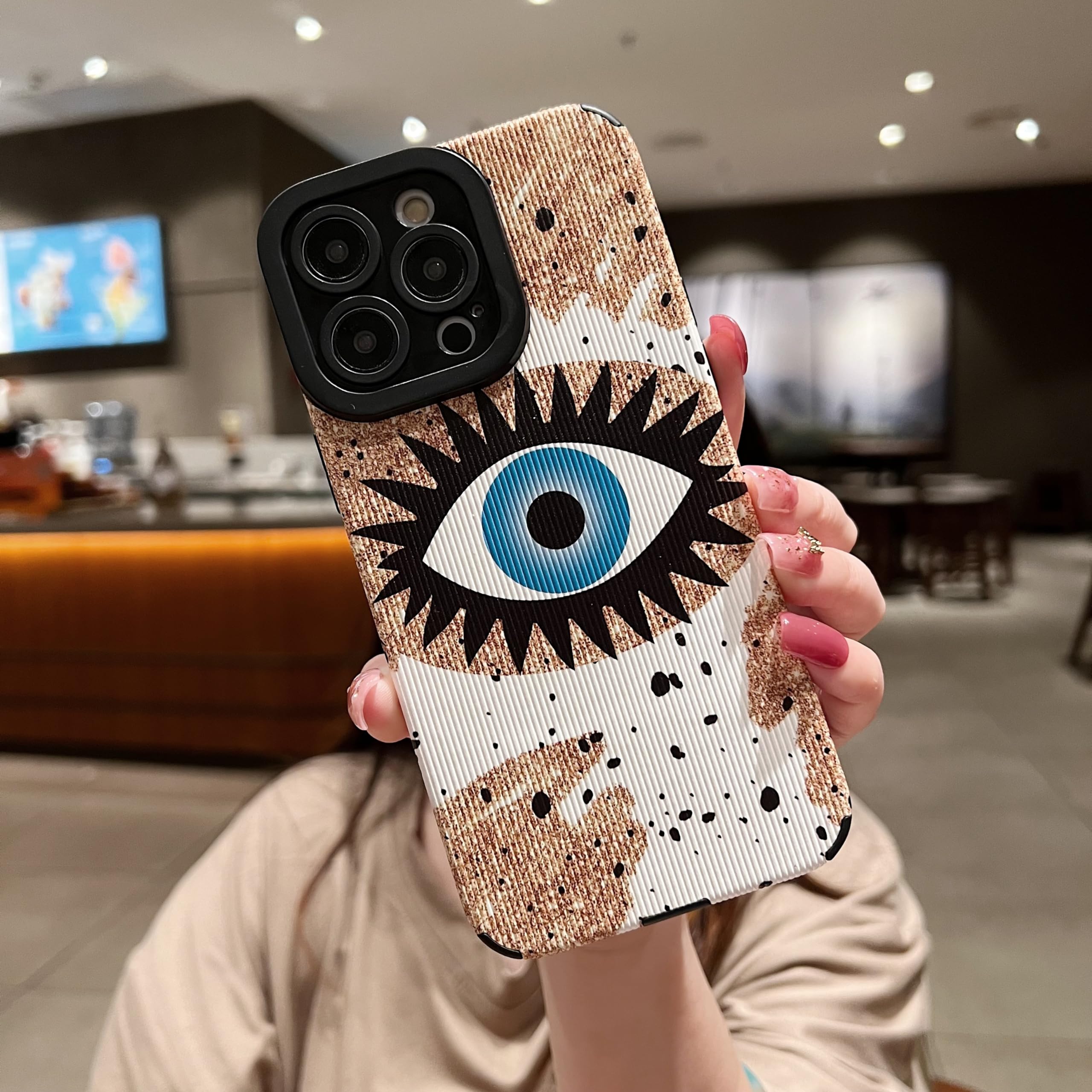 Amazon.com: Tewwsdi Cute Evil Eye Phone Case Compatible with iPhone 12 Pro Max Funny Design for Women Slim Fit Aesthetic Faux Leather Protective Cover for Apple iPhone 12 Pro Max-Blue Eye : Amazon.com: Tewwsdi Cute Evil Eye Phone Case Compatible with iPhone 12 Pro Max Funny Design for Women Slim Fit Aesthetic Faux Leather Protective Cover for Apple iPhone 12 Pro Max-Blue Eye :