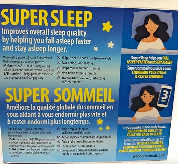 Super Sleep Advanced Sleep Formula Costco exclusive