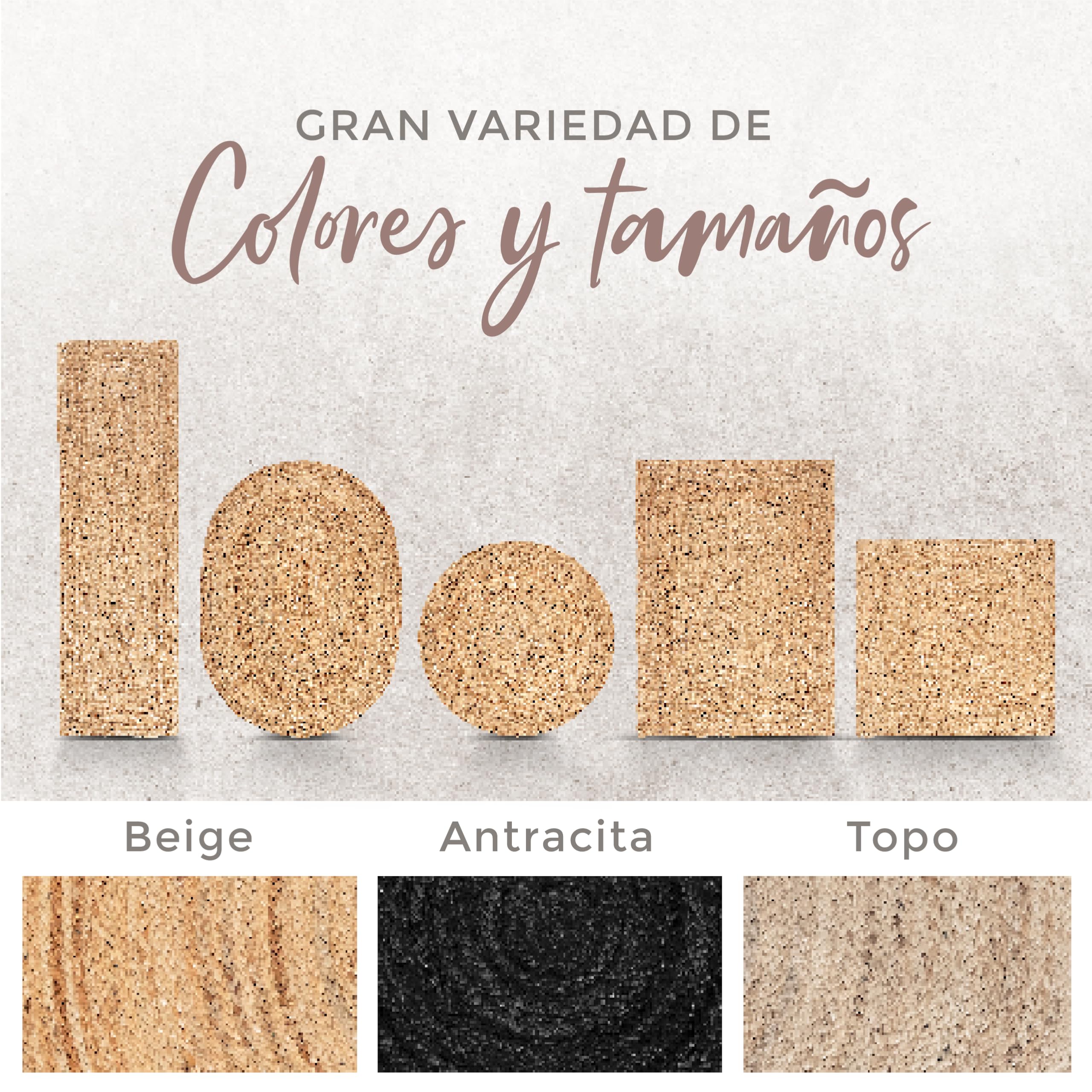 carpetfine Alfombra de Yute Nele Redonda Color Natural Beige Ø 90 cm Tejido a Mano con Yute | Alfombra Natural Moderna Uni Boho Tejido Plano Redonda para salón, Dormitorio, Pasillo y Cocina