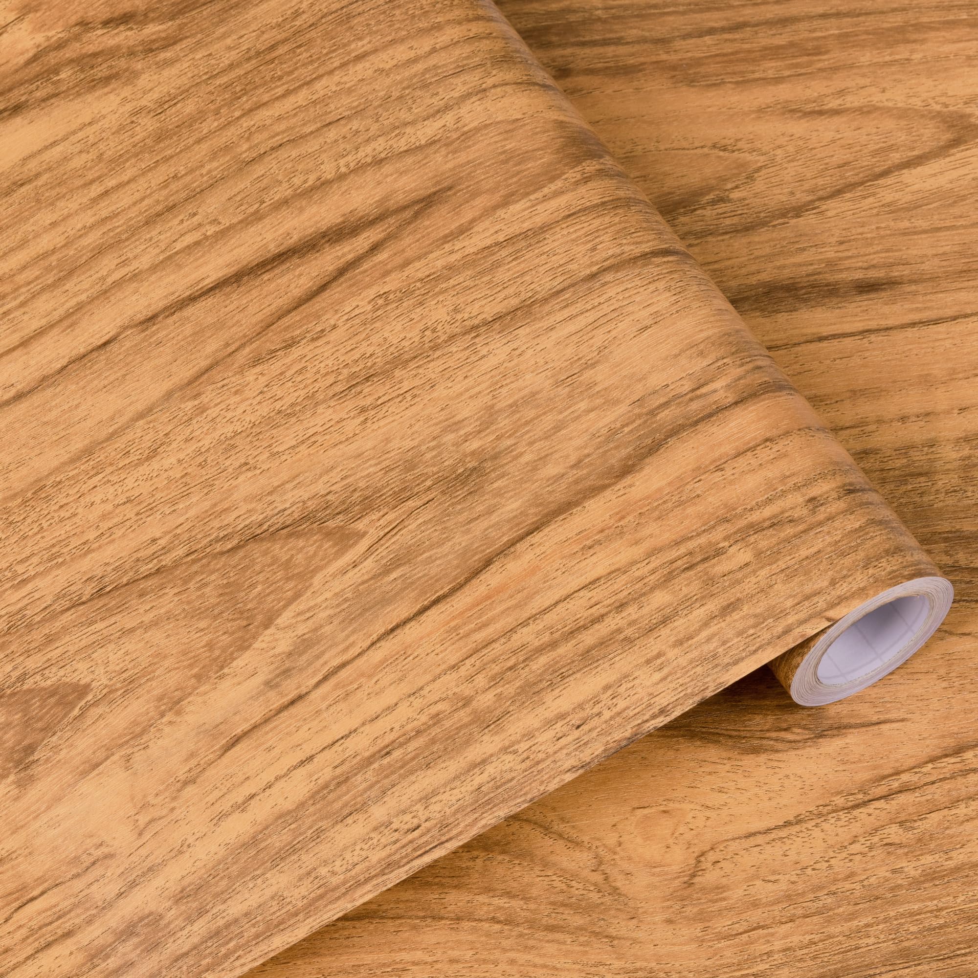 Hode Carta Pellicola Adesiva per Mobili Legno, Rivestimento Rotolo Plastica Laminato Adesivo, Carta da Parati Rivestire, Top Cucina Armadio Tavolo Muro 30x200cm
