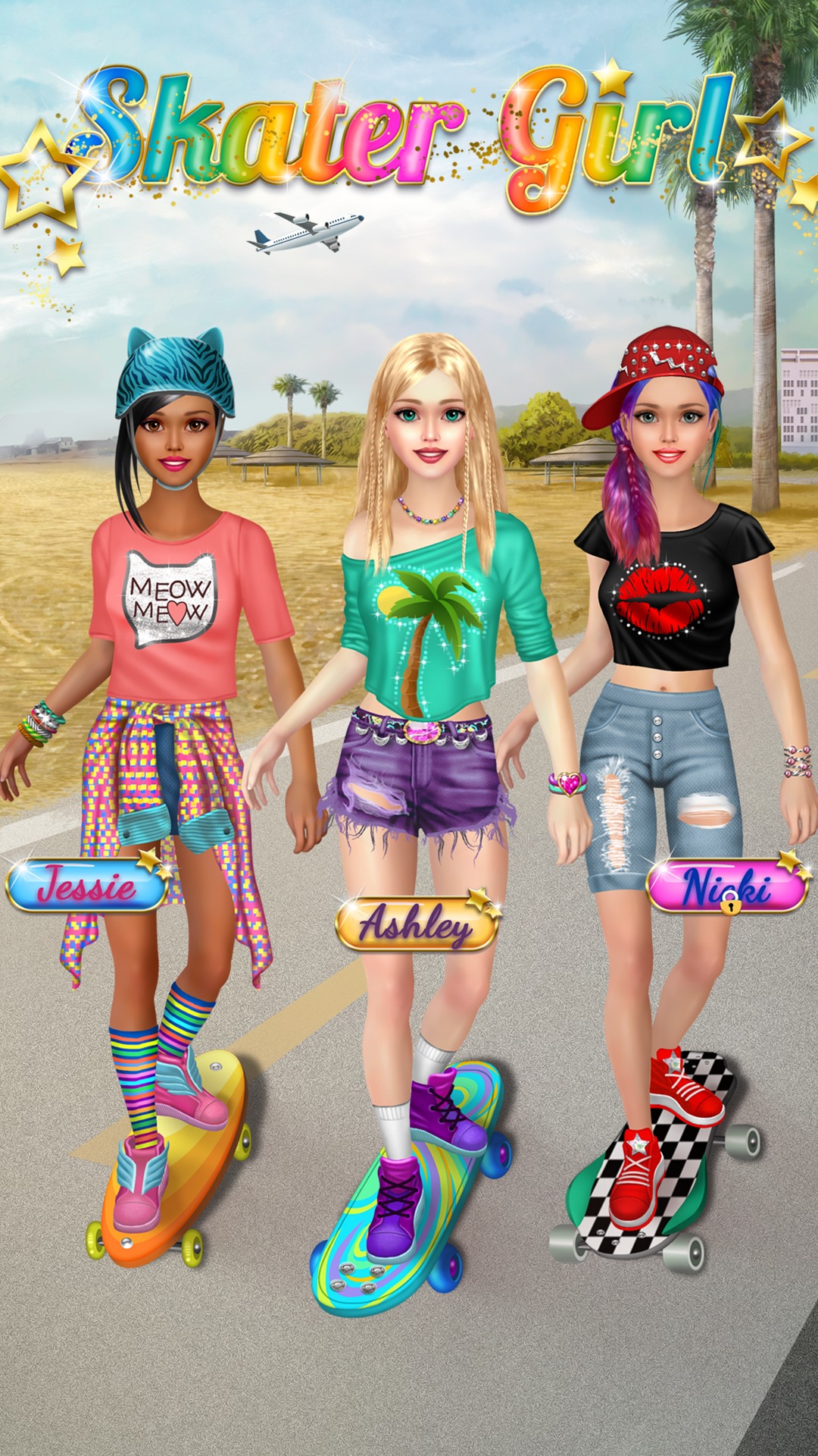 roller skates style dress up game MLPEG Friendship Games Pinkie Pie Roller Skates Style Dress Up Game