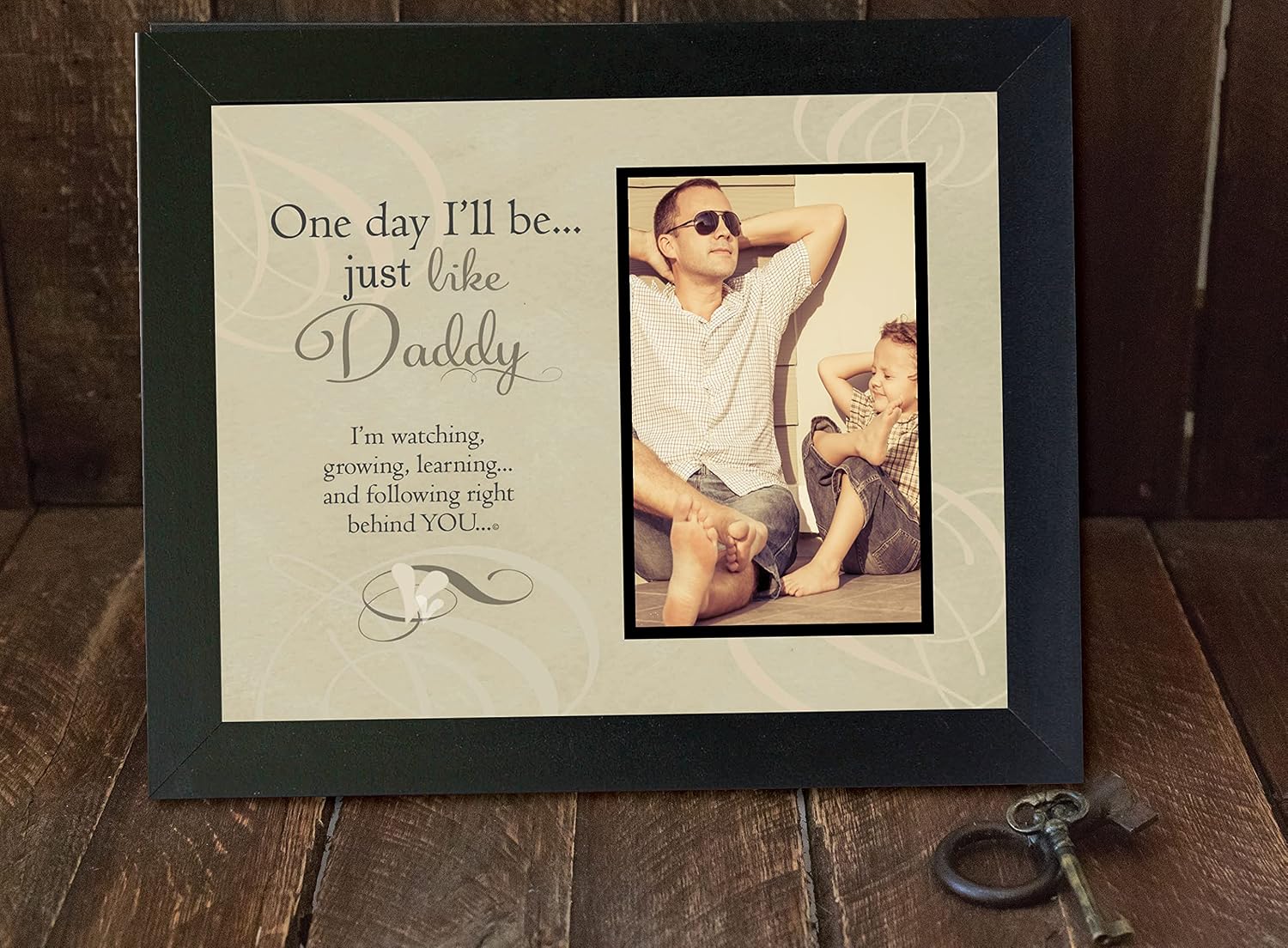 The Grandparent Gift Co. 4700B Picture Frame from Child, Just Like Daddy