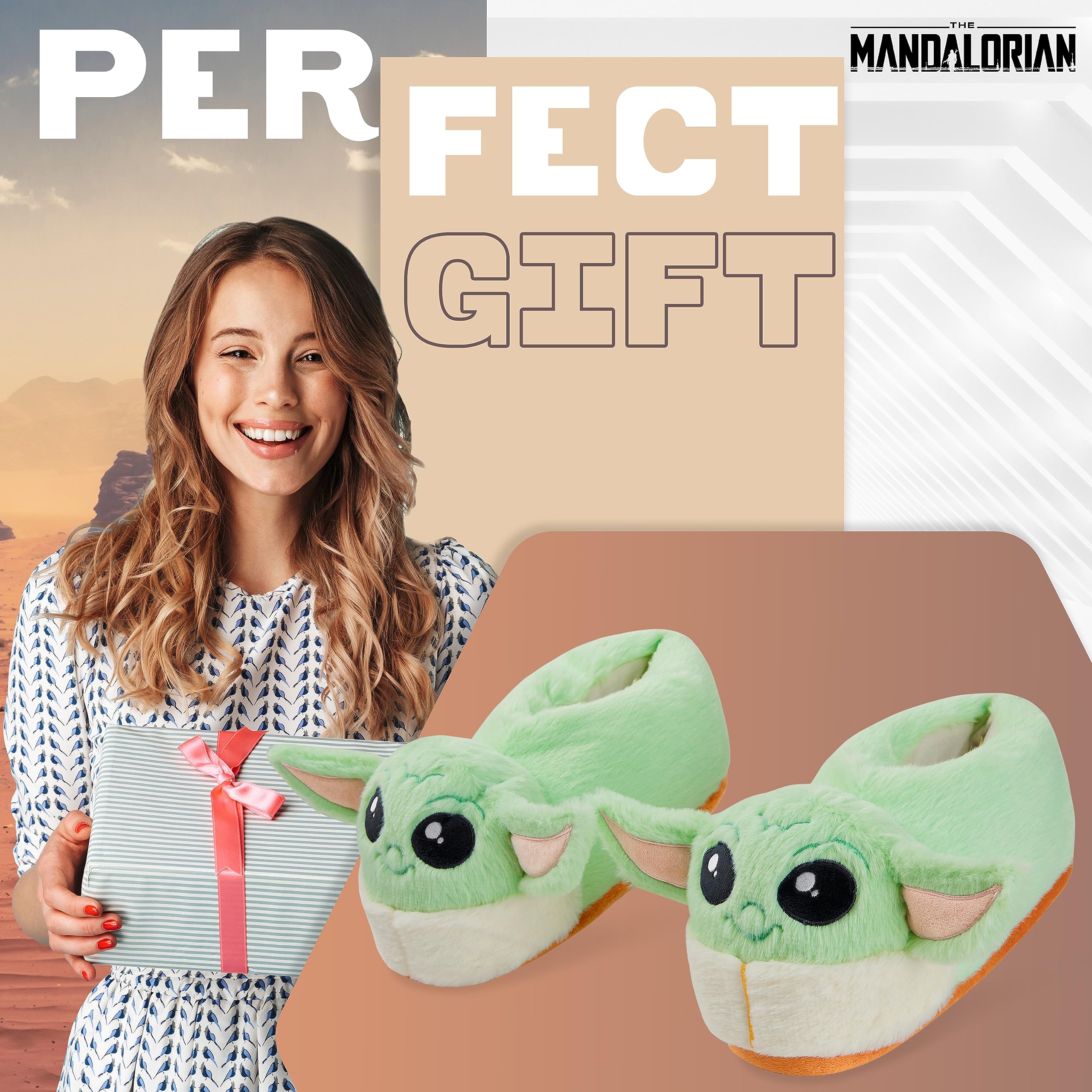 Disney Pantofole Donna - Ciabatte Con Pelo Baby Yoda Stitch Ih Oh 35-41 - Ciabatte Pelose Donna Calde Gadget