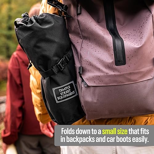 Miniatura 5 de TSE LC100 Silla de camping compacta, silla plegable para exteriores súper ligera, de 2 libras, portátil para senderismo, playa, festivales, uso