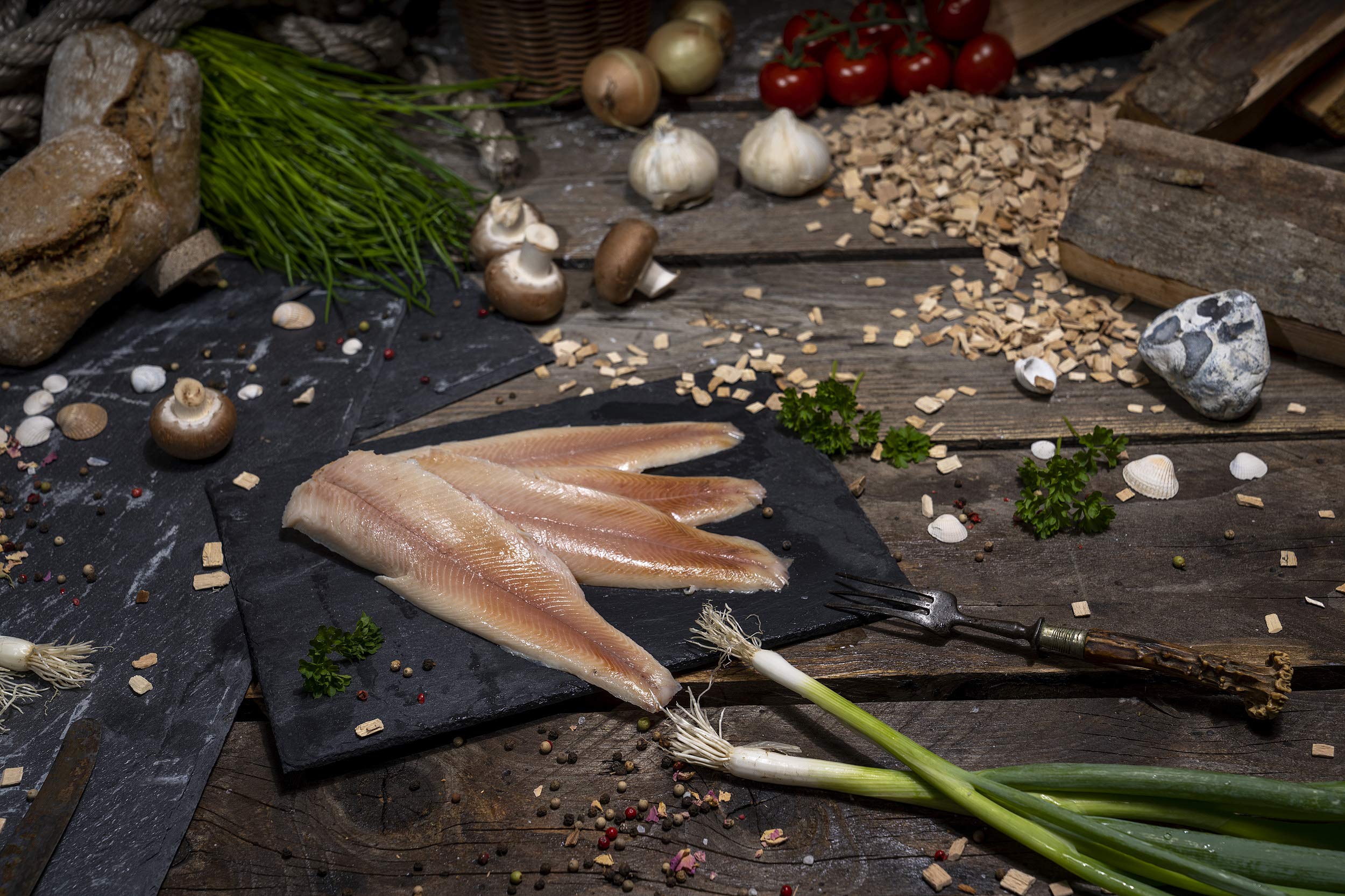 GreetFish Forellenfilet, über Buchenrauch geräuchert, Forelle grätenfrei filetiert, 200g (3 Stück)