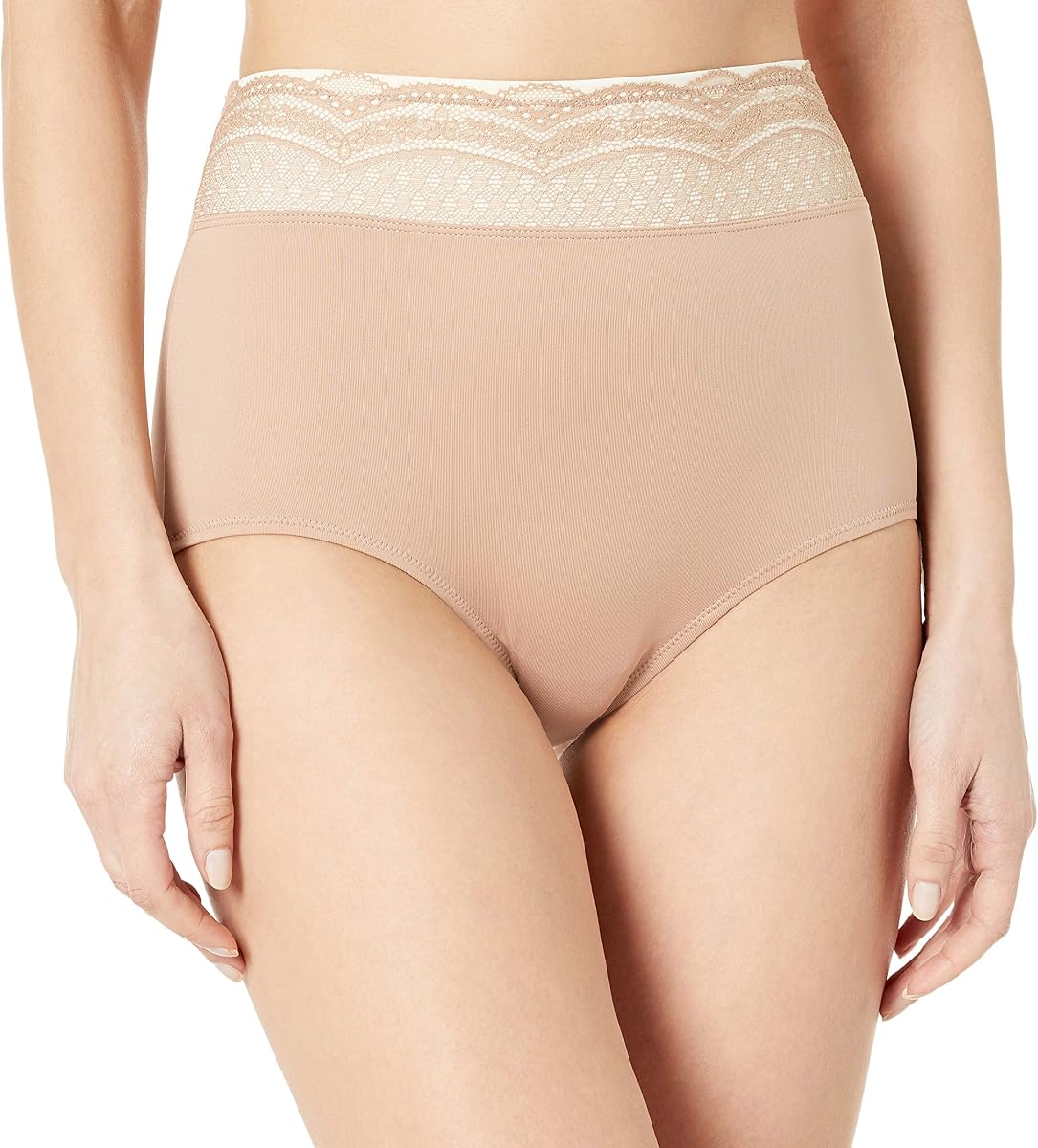 Warner's Braguita de microfibra con encaje para mujer, sin pellizcos, sin problemas