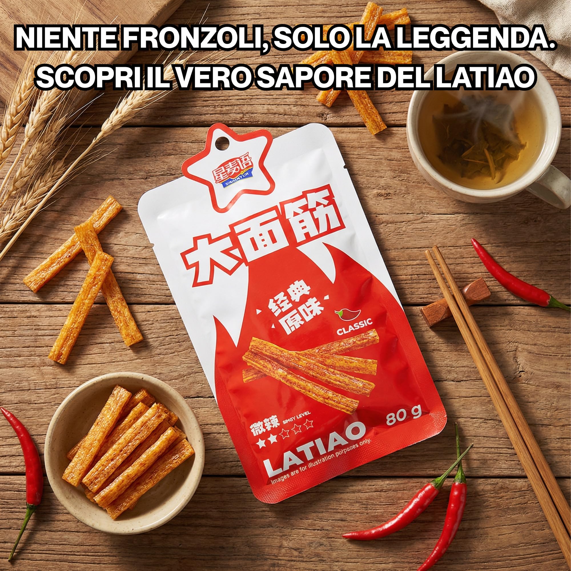 HU TASTE Mix Snack Salati Orientali 10 Pezzi Box Cibo Cinese e Giapponese con Latiao e Snack al Konjac