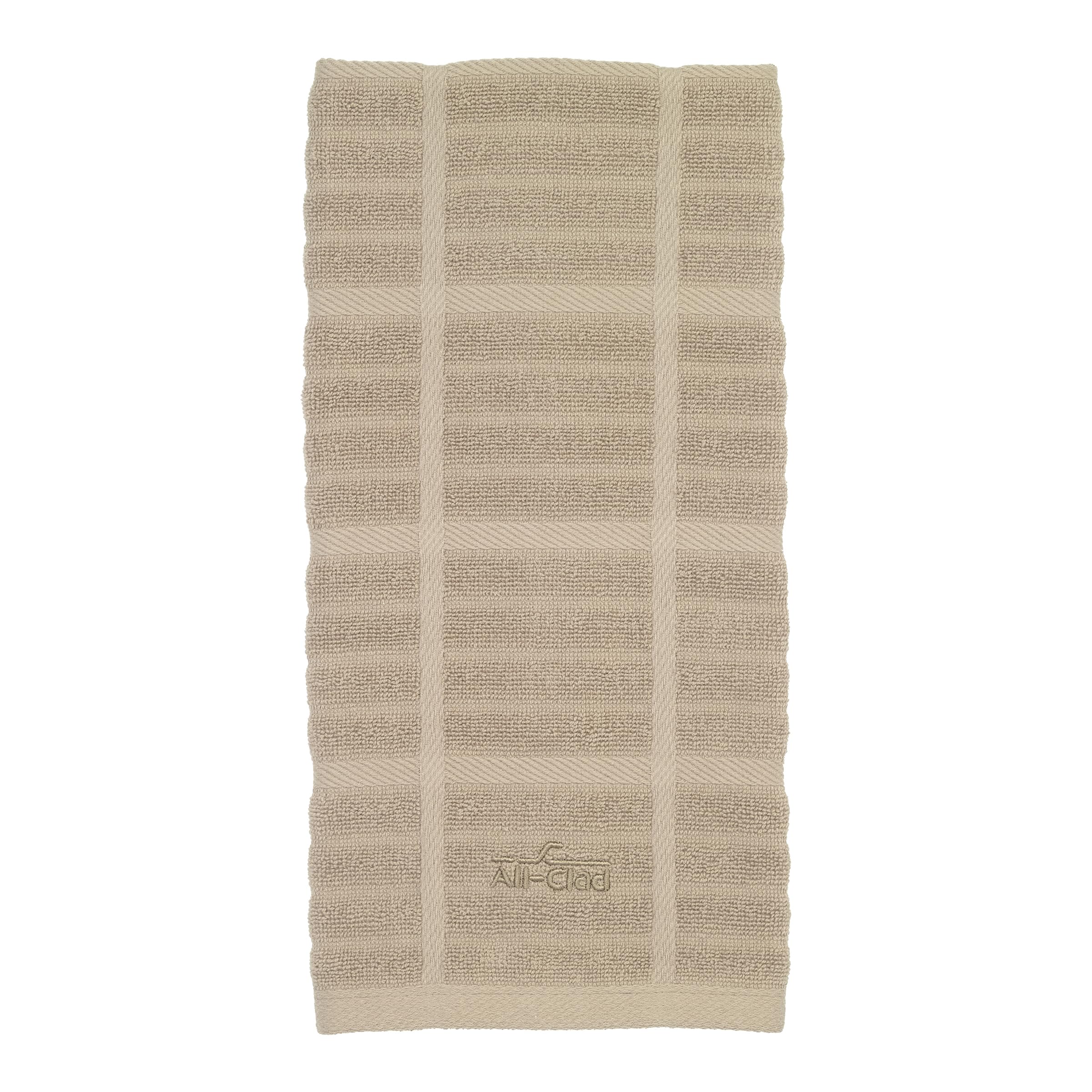 All-Clad Kitchen Towel, Cotton, Cappuccino, Solid-1 Pack