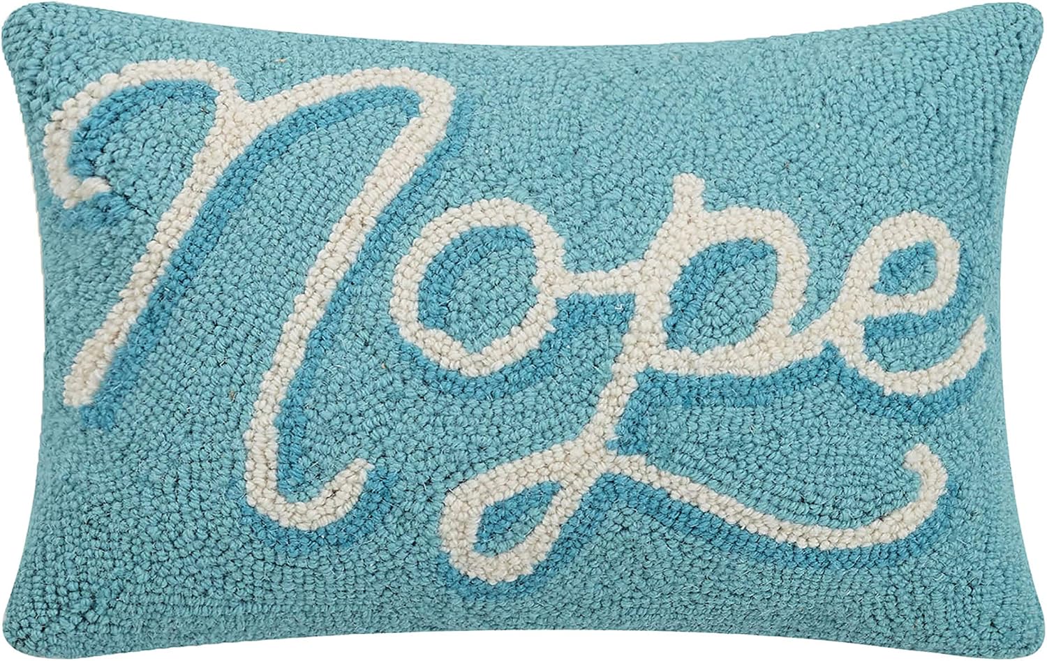 Peking Handicraft 30JES1475C12OB Nope Hook Pillow, 12-inch Long, Wool and Cotton