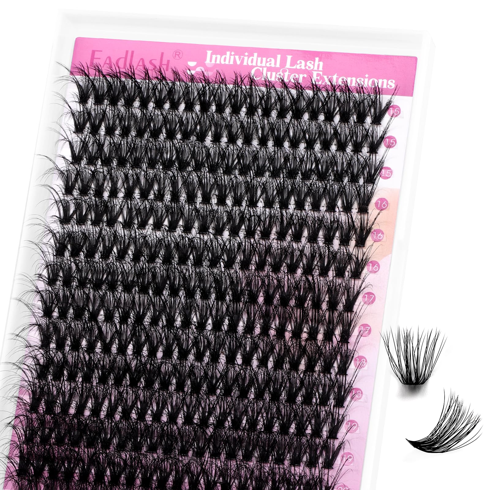 FADLASH Lash 120pcs 0.07mm D Curl 8-16mm 40D Mixed Trays Customizable DIY Eyelash Extensions for Beginners — view 146