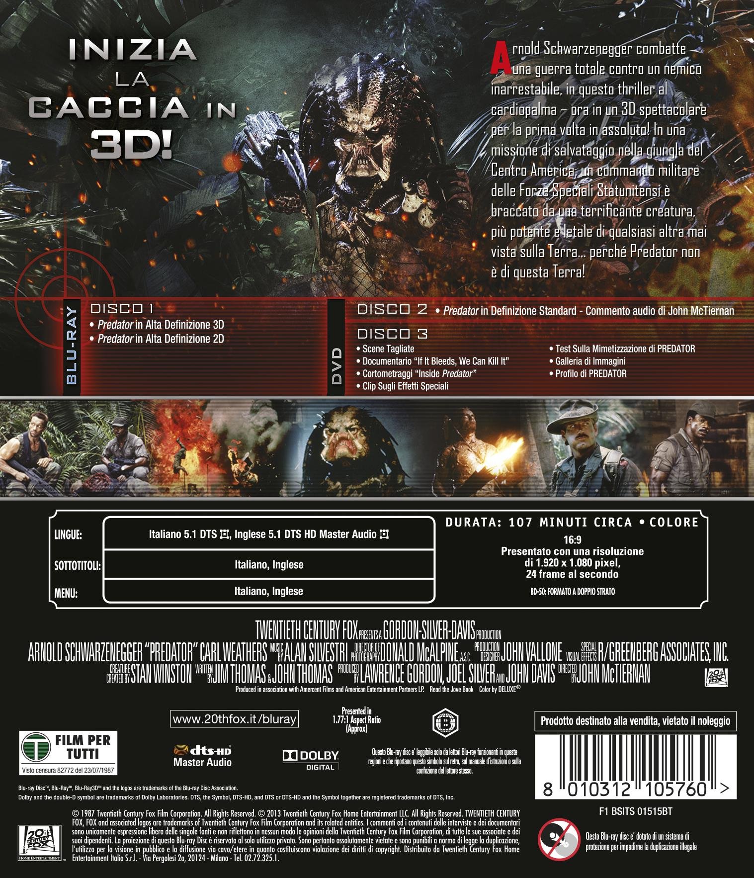 Predator (3D) (Blu-Ray);Predator