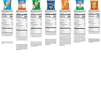 Frito-Lay Tangy Favorites Mix Variety Pack, 1 Ounce (Pack of 40)