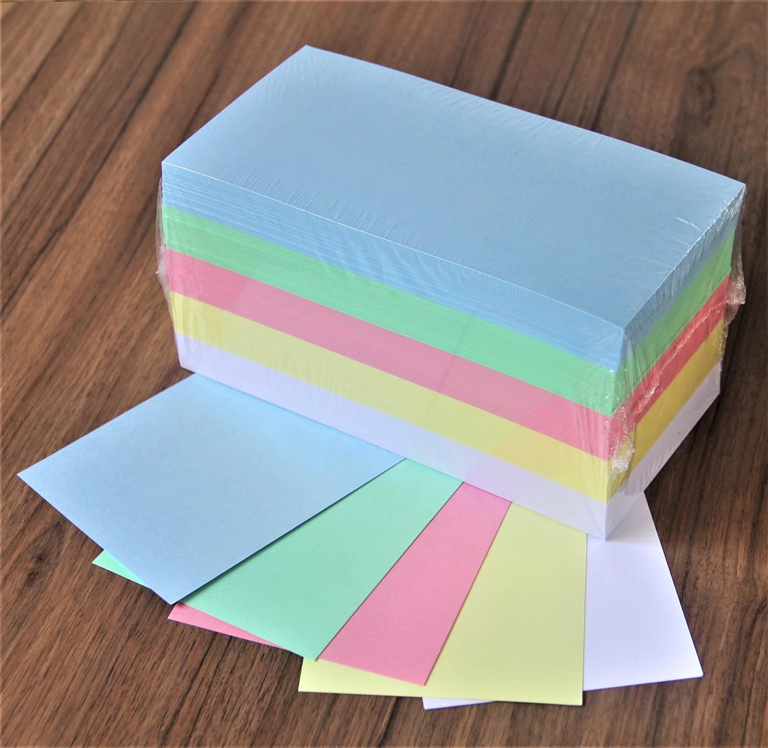 die Dicken Presentation Cards Rectangular 10 x 20 cm 170 g/m² Assorted Pack of 500