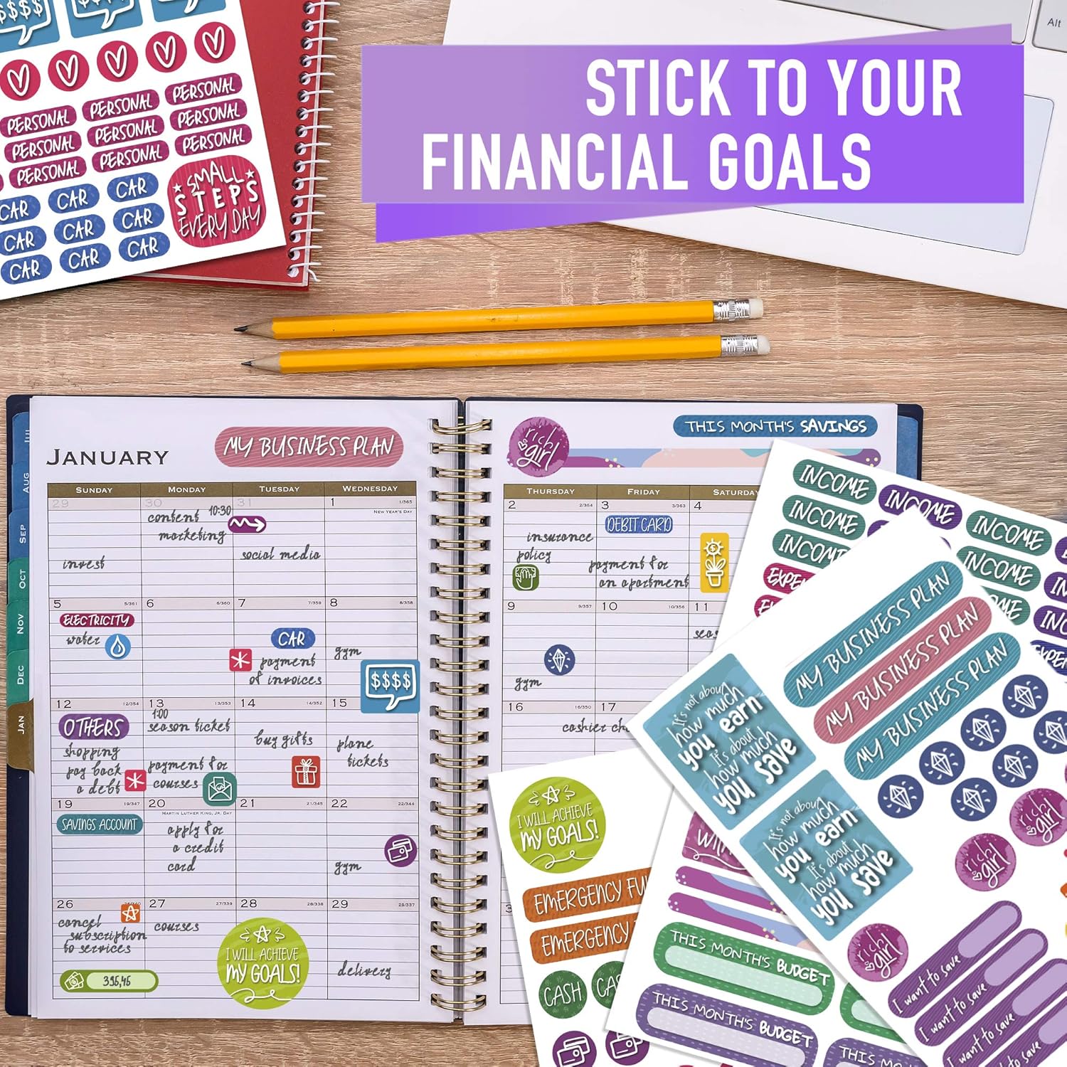 Transform Your Planning: The Ultimate Budget & Finance Sticker Pack Review!