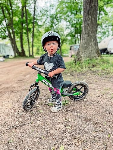 Miniatura 9 de Strider Bicicleta deportiva de 12 pulgadas – Bicicleta de equilibrio sin pedal para niños de 1 a 4 años – Incluye almohadilla de seguridad, asiento