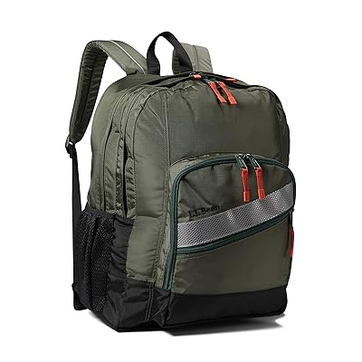 L.L.Bean Kids Kids Deluxe Backpack Backpack Bags Thyme, Nylon
