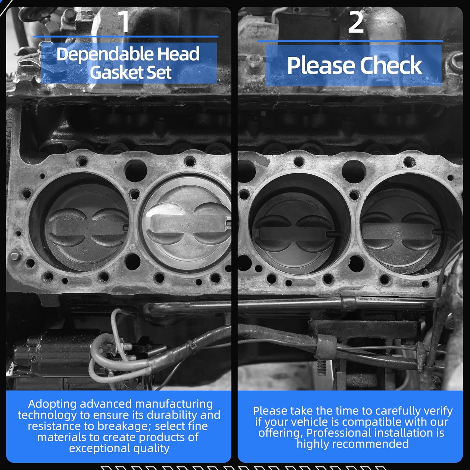 Engine Cylinder Head Gasket Set 223112GGB0 26706 PT Fit for Hyundai Santa Fe 2017-2020, Fit for Hyundai Sonata 2015-2019, Fit for Kia Sorento 2016-2020 for Sportage 2017-2020, 2.4L L4 DOHC