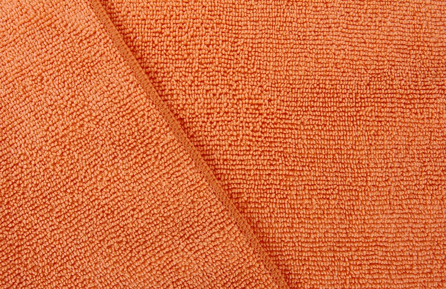 Dri Professional Extra-Thick Microfiber Cleaning Cloth 12 Pack Orange (16IN x 16IN, 300GSM, Commercial Grade All-Purpose Microfiber Highly Absorbent, LINT-Free, Streak-Free Cleaning Towels)