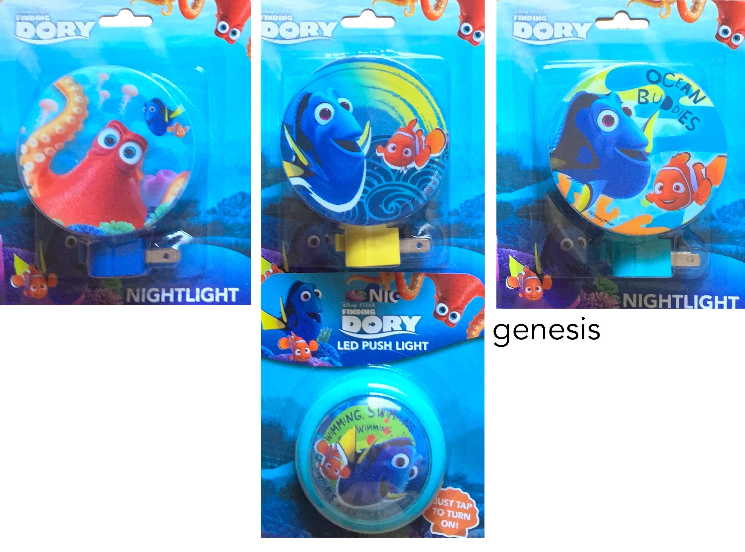 childrens push night light