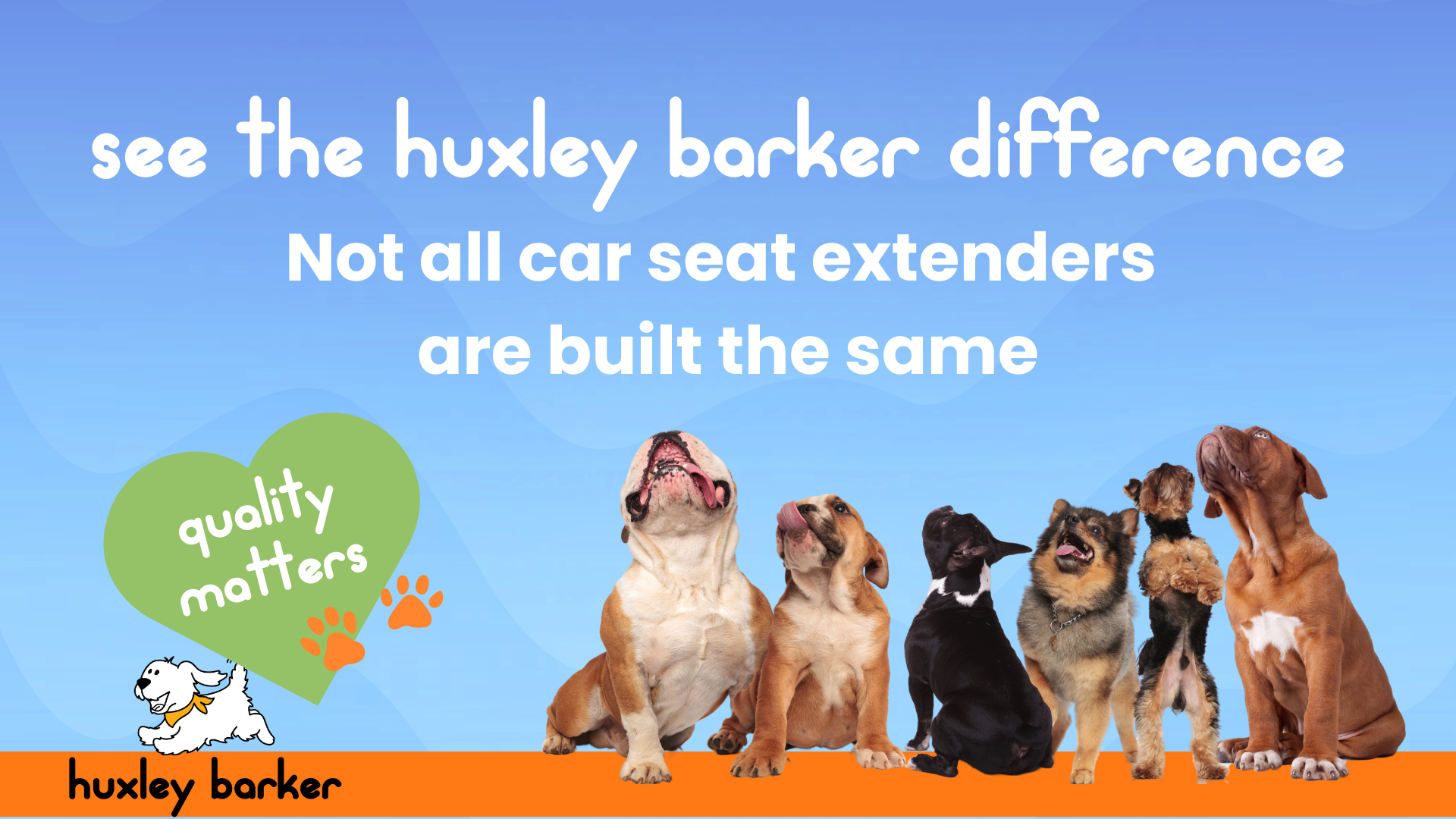 Huxley Barker Car Back Seat Extender for Dogs – 40% Extra Space, 600D Oxford Waterproof Dog Car Seat Cover with Hard-Bottom Bridge, Non-Slip Base, Mesh Window & Storage Pockets – Foldable Design - image 8