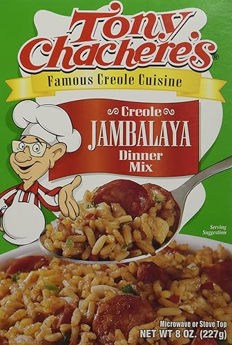 Tony Chachere Rice Dinner Mix, Jambalaya, 4 unidades