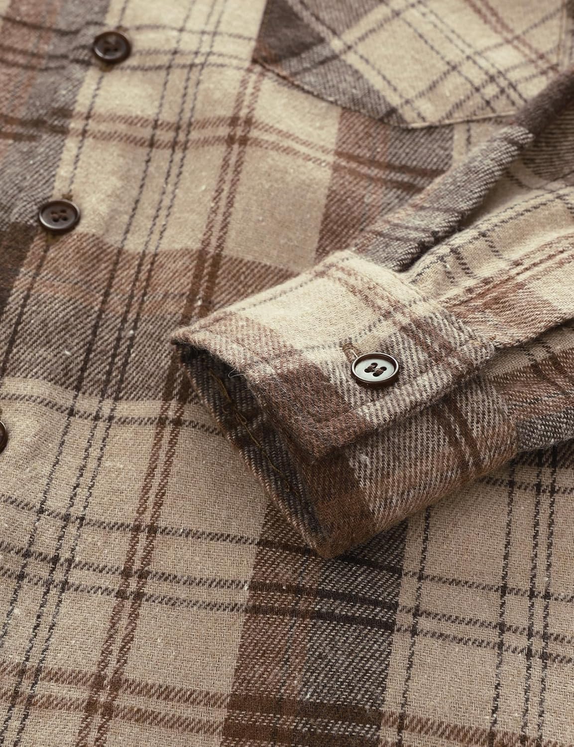 JOGAL Boys Plaid Shirt Long Sleeve Kids Button Down Shirts with Pocket for 6-14 Years - Image 5