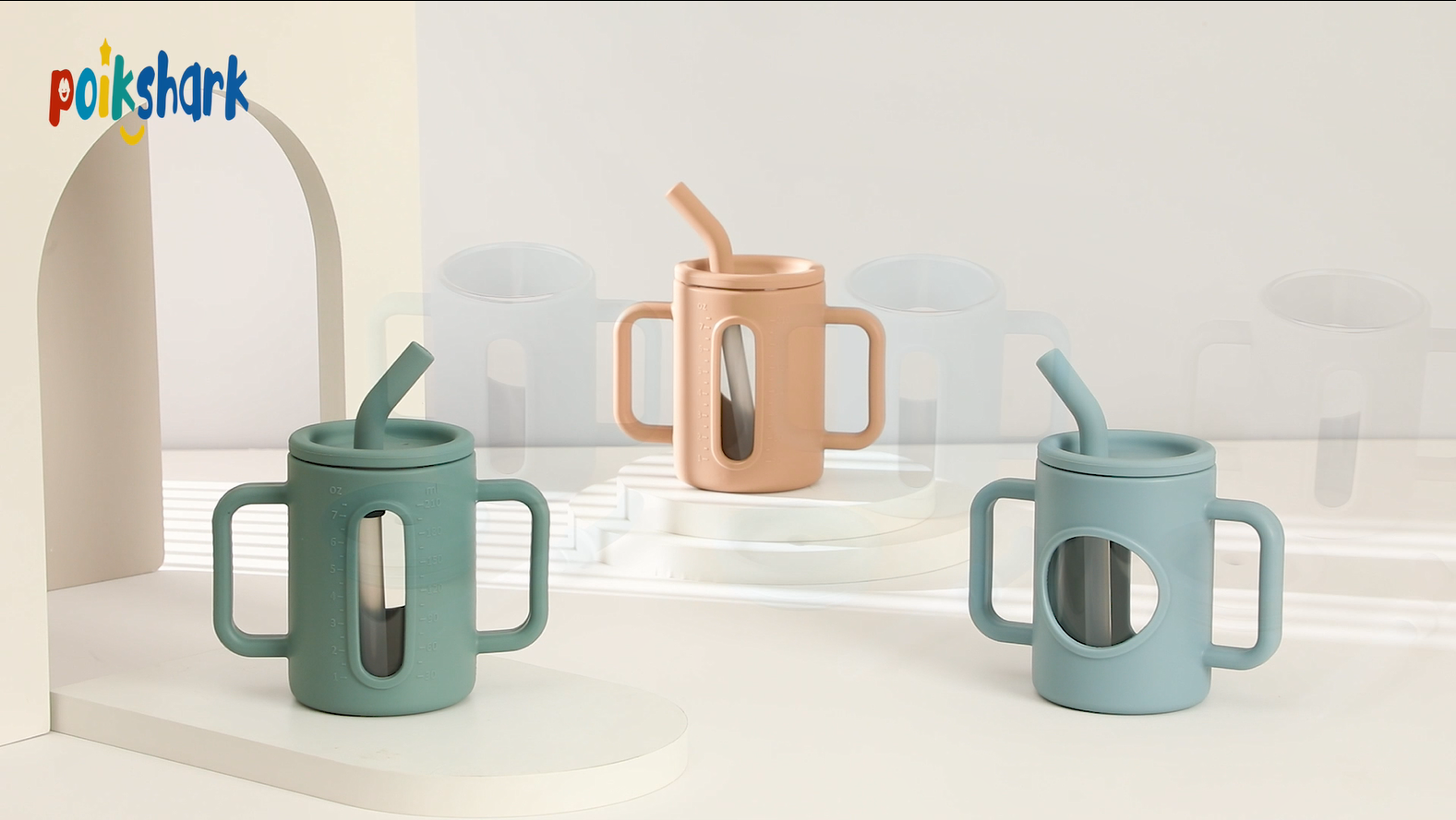 T'CHOUPI - Juego De Vasos Para Niños Con 1 Asiento Hueco, 16 Cm De Diámetro, 1 Taza De 350 Ml, 1 Vaso De Paja, 400 Ml Y 1 Recipiente Para Beber, Recipiente Reutilizable