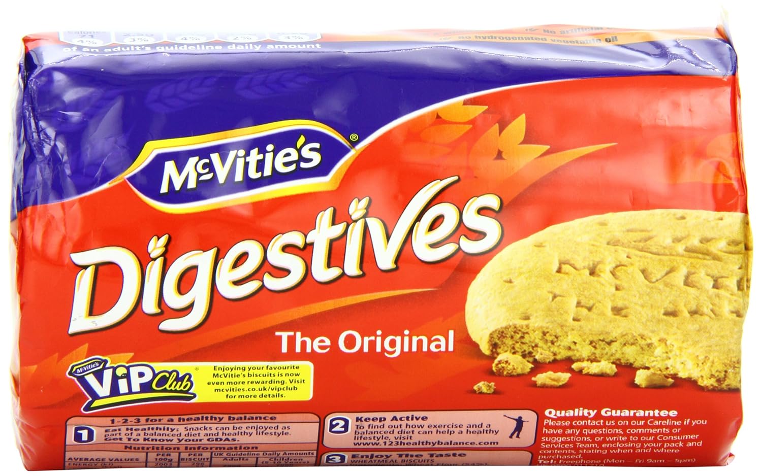 McVitie's Digestive Biscuits, 8.8-Ounce Pack (Pack of 6)