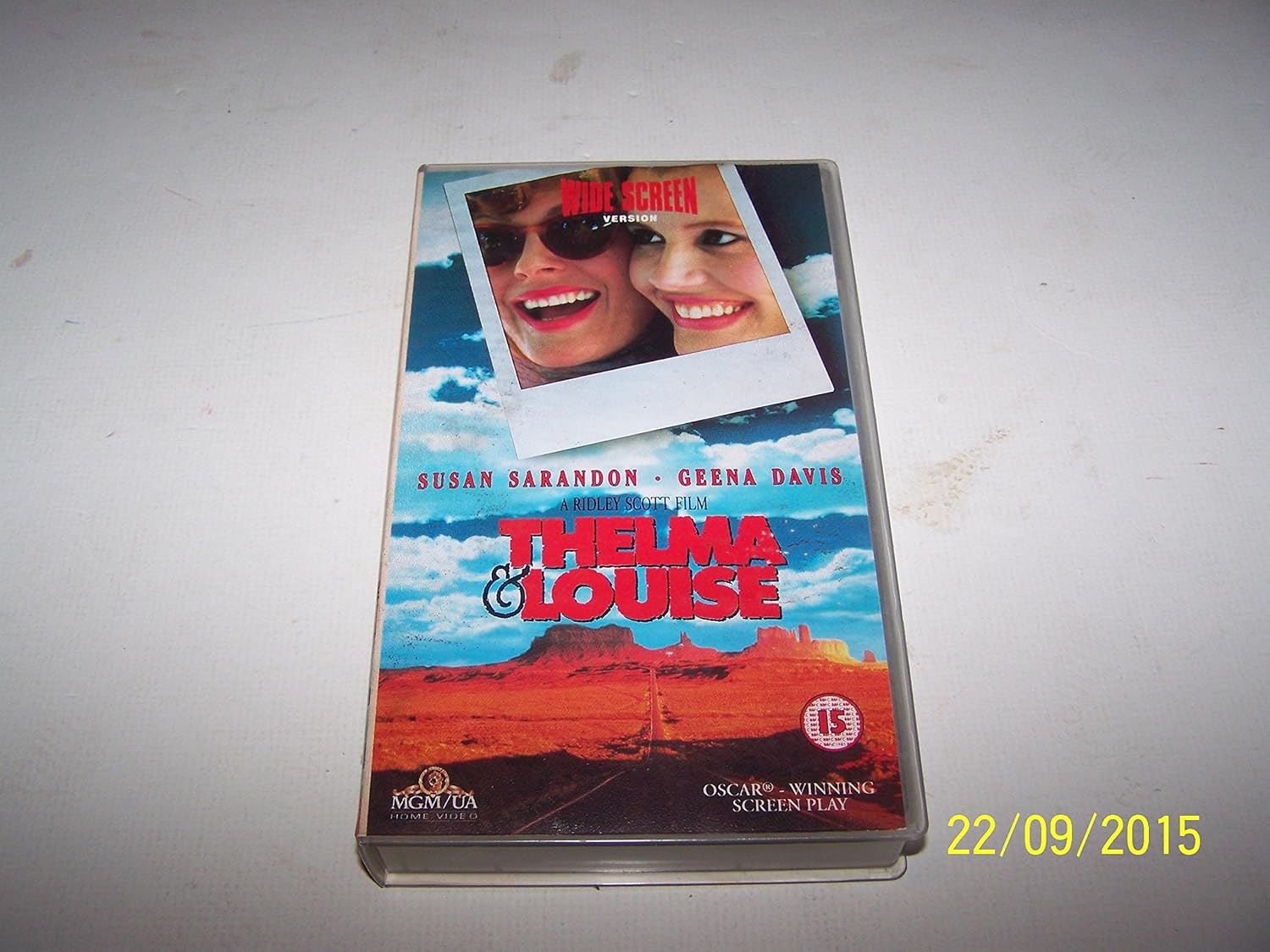 Thelma & Louise [VHS] Ridley ScottSusan SarandonGeena DavisHarvey