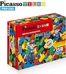 PicassoTiles 1250 PCs Educational Building Block Tiles Set Creative Shapes to Enhance Imaginative Play Unique Set to Characters and Numbers Learning STEM Toys Washable for Learning Education Ages 3+