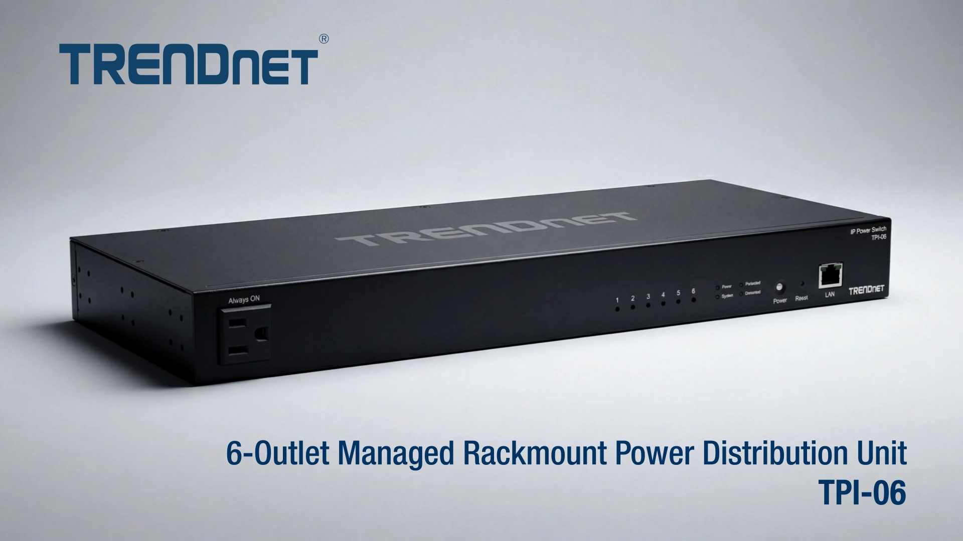 Amazon.com: TRENDnet 6-Outlet Managed PDU, TPI-06, Rackmount Power