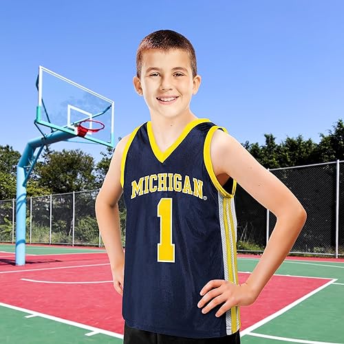 Miniatura 5 de Little King NCAA - Camiseta de baloncesto universitaria para niños y adolescentes