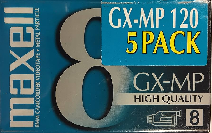 Amazon | Maxwell gx-mp 8 mm 120分ビデオテープ(5 - Pack