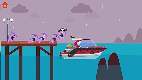 Dinosaur Police Car - Driving Games for kids