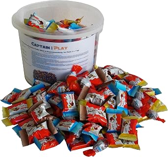 Party Bucket of Chocolates with Specialty Kinder Mini and Kinder Bueno Mini, 1 kg