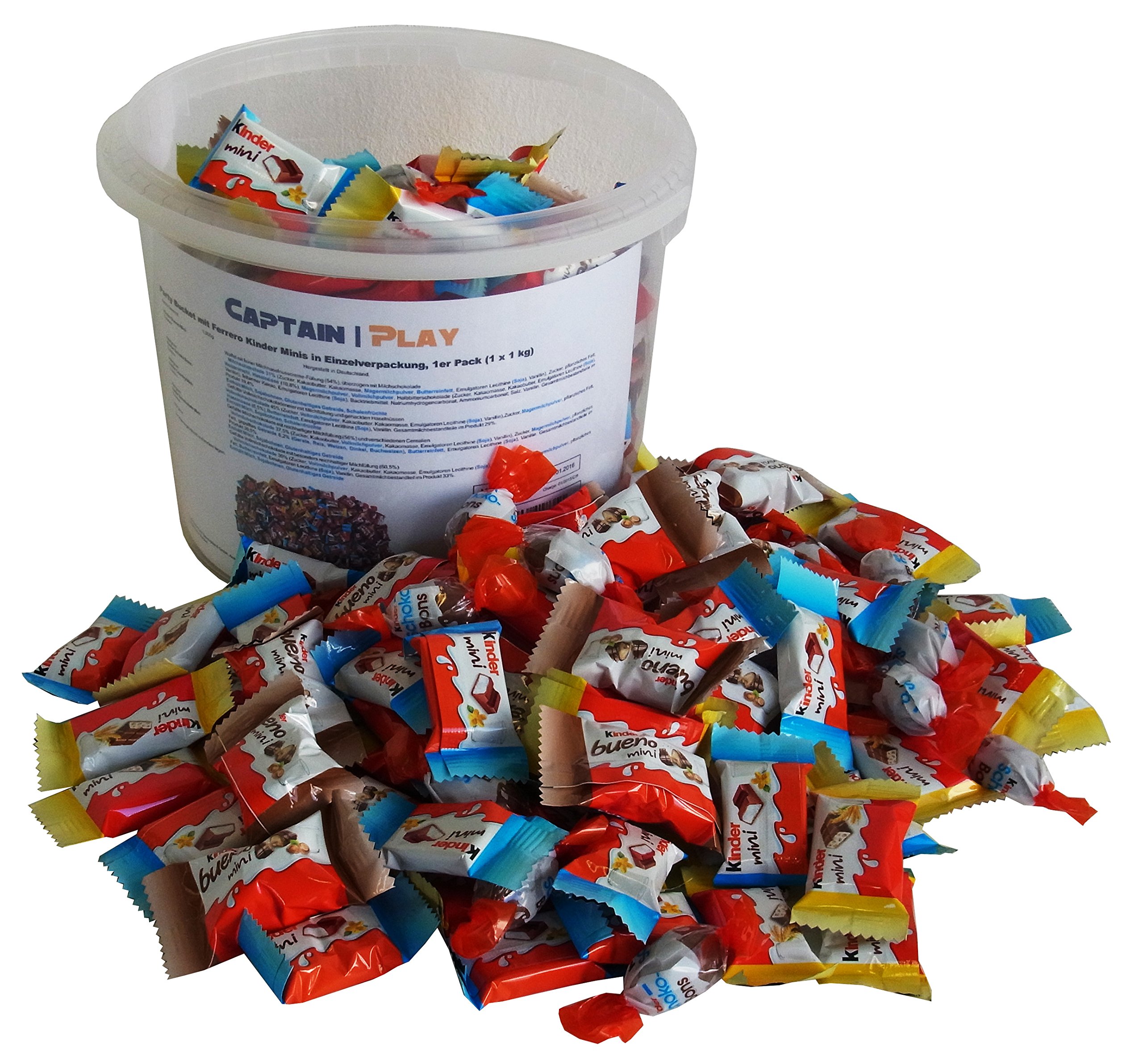 Party Bucket con Kinder Mini specialità 1kg