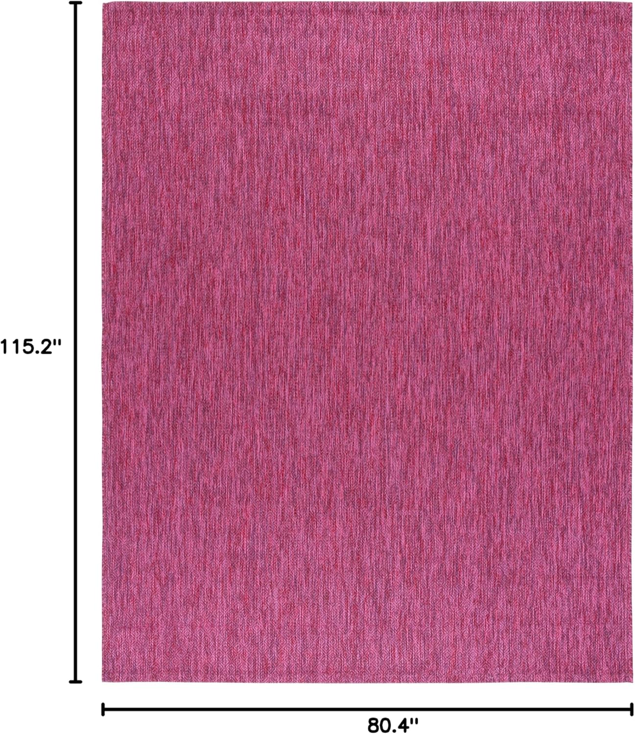 SAFAVIEH Courtyard Collection 6'7" x 9'6" Red CY8520 Indoor/ Outdoor Waterproof Easy Cleaning Patio Backyard Mudroom Area Rug
