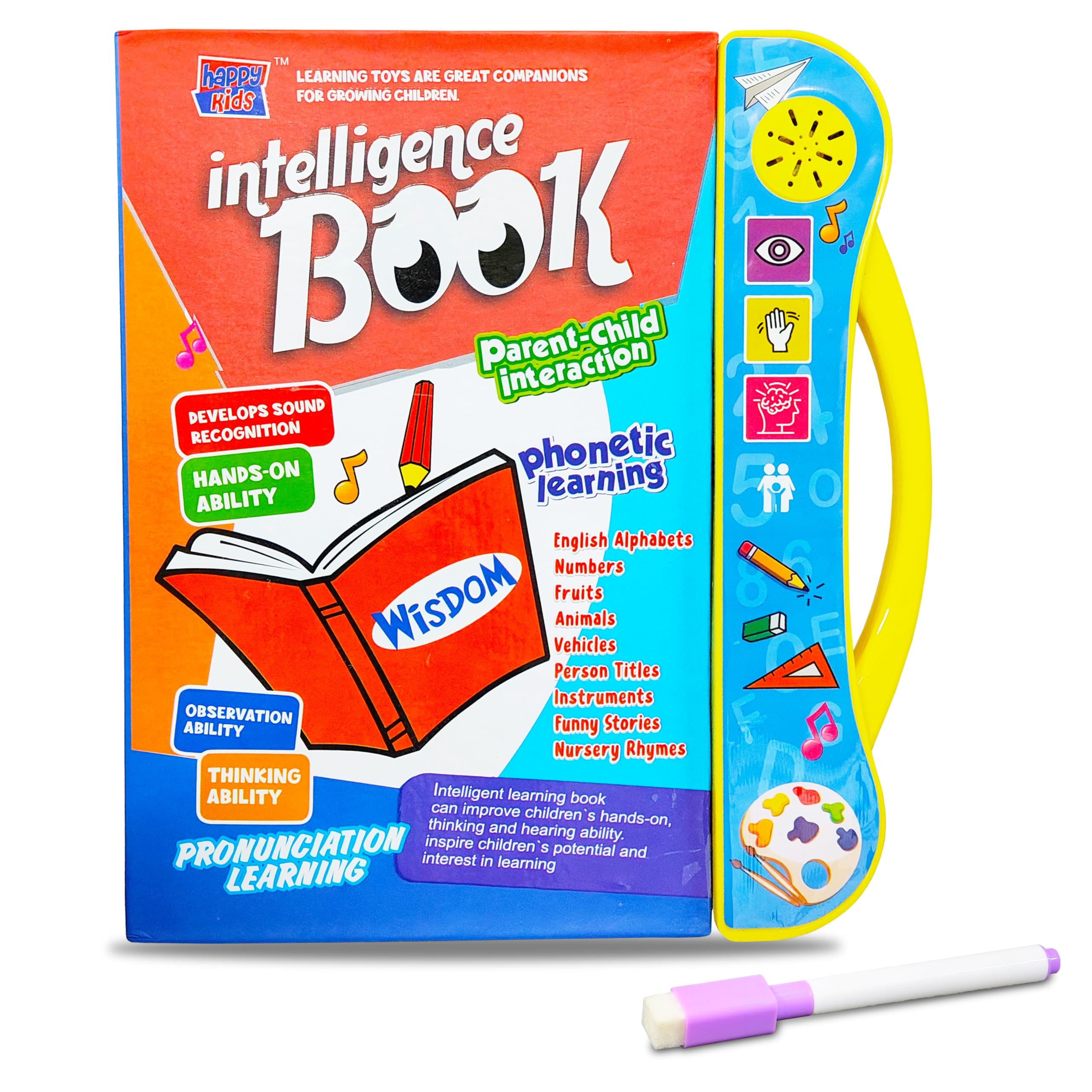 VGRASSP E-Book for Kids - Interactive Learning - Come on Children Let's Study - English Alphabets, Simple Numbers, Stories, Literature, Animals, Rhymes and Many More - Color as per Stock