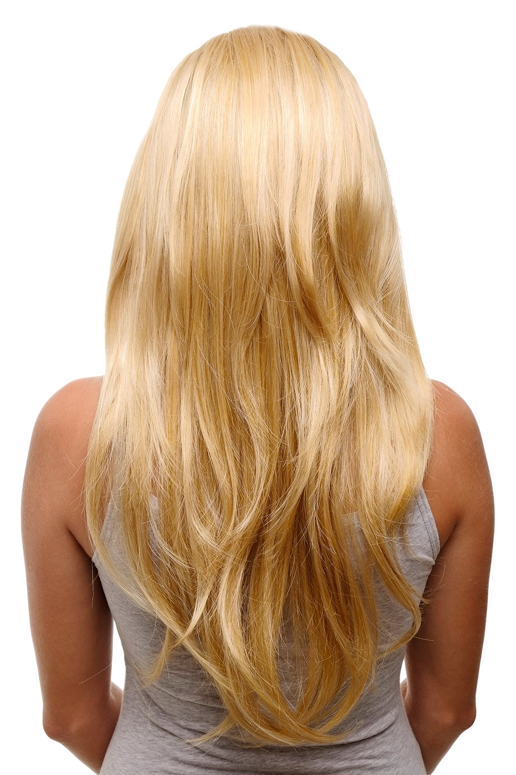 Extensions à Clip Pour Cheveux 60 Cm - Mèches Blond Clair Cuivré - Neuf - Réf. 27t613