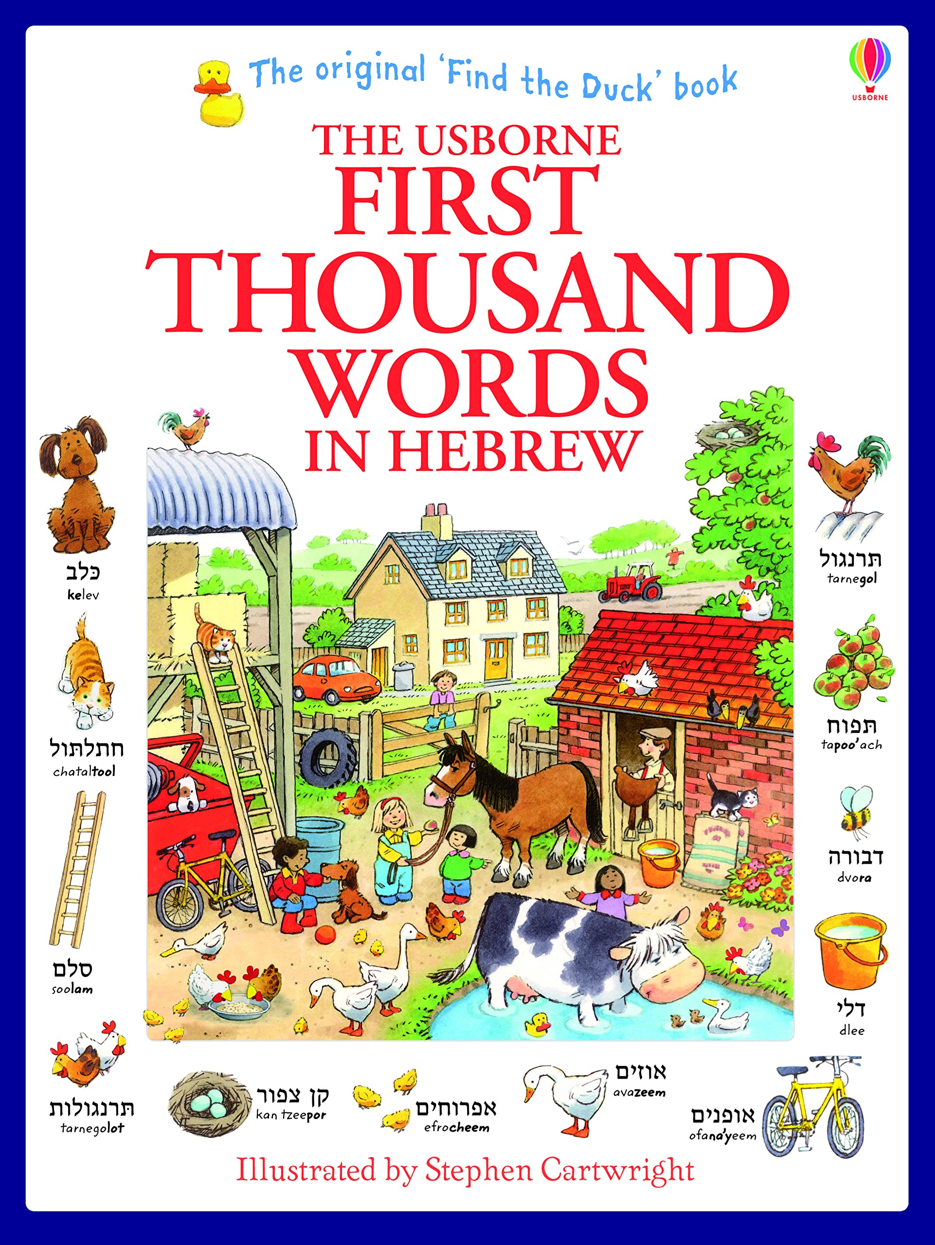 Usborne First Thousand Words in Hebrew