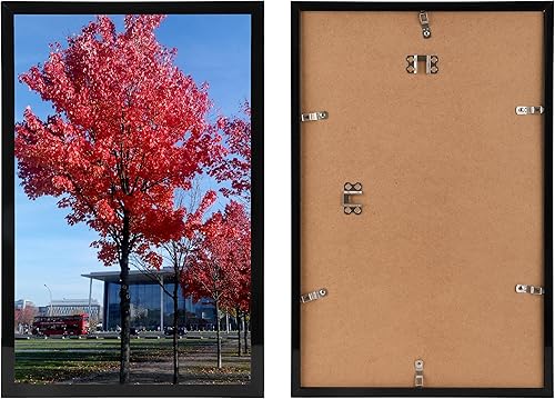 Vista 63 de Medog Marco de póster de 24 x 36 pulgadas, color negro, paquete de 2 marcos para fotos de 24 x 36 pulgadas, marco de galería de estudio, marco de 2P