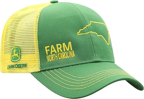 Miniatura 3 de John Deere Gorra de béisbol con logotipo y malla trasera con contraste para hombre