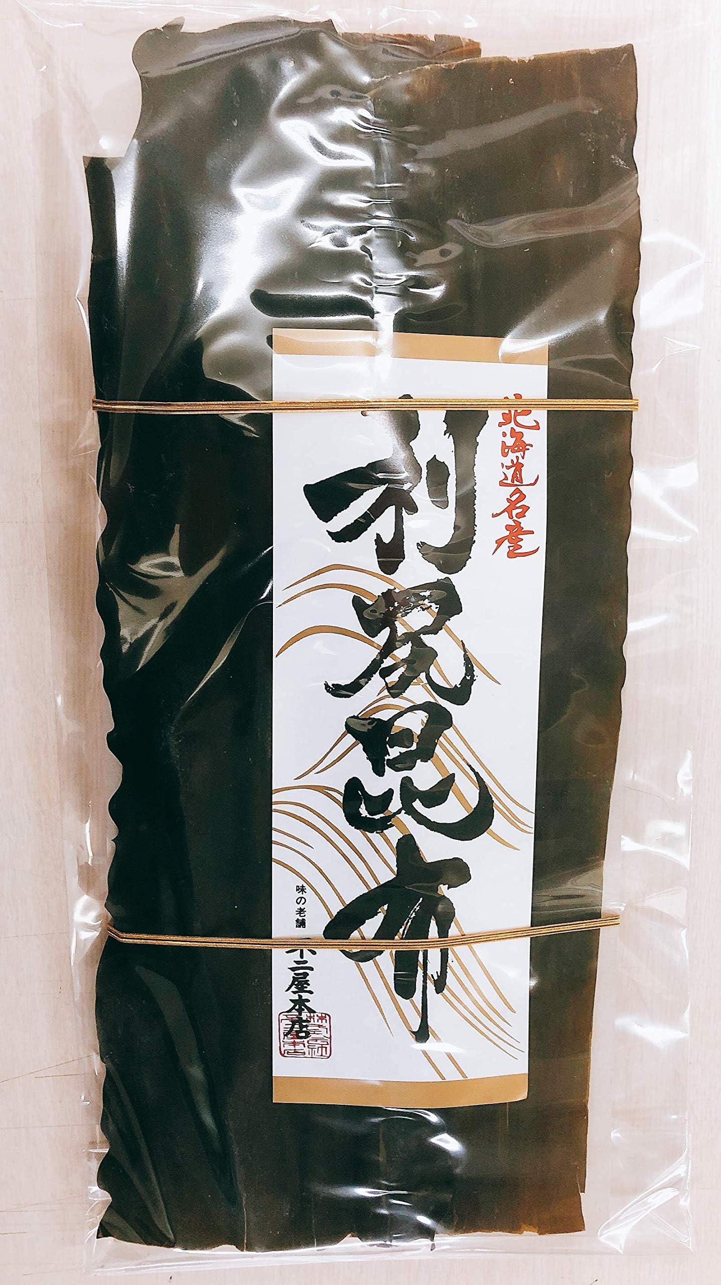 Dried Kelp from Hokkaido Japan for soup stock. Kelp stock is the basis of Japanese cuisine. "Kyoto's preferred taste" Deep flavor in small quantities (RISHIRI 3 oz)
