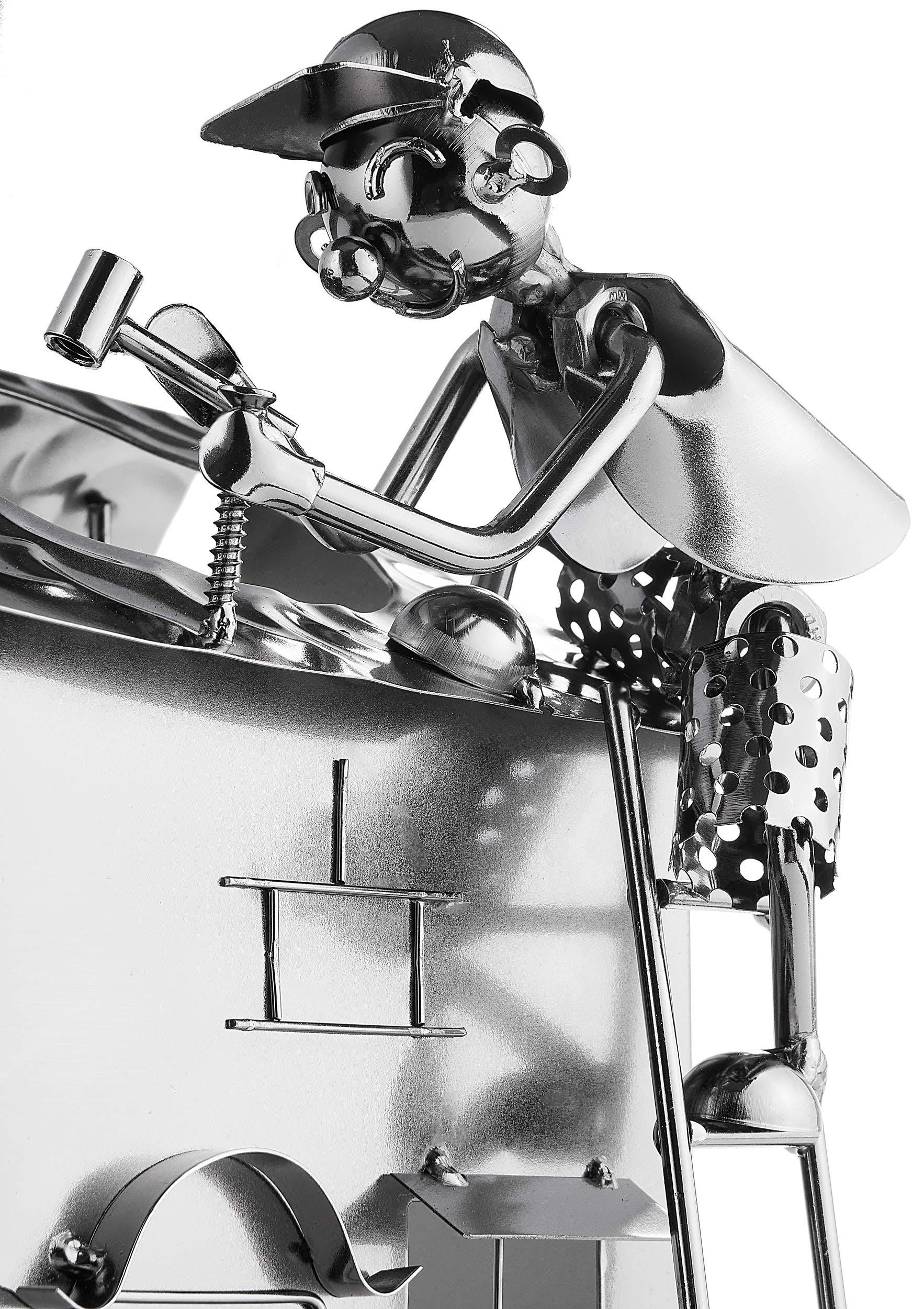 Image secondaire de Porte-Bouteille de Vin BRUBAKER en Métal - Idée Cadeau Originale