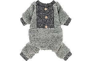 Fitwarm Fuzzy Fleece Dog Onesie: A Cozy Winter Essential for Small Dogs
