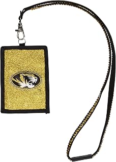 Rico Industries NCAA Missouri Tigers Beaded Lanyard with Nylon Wallet